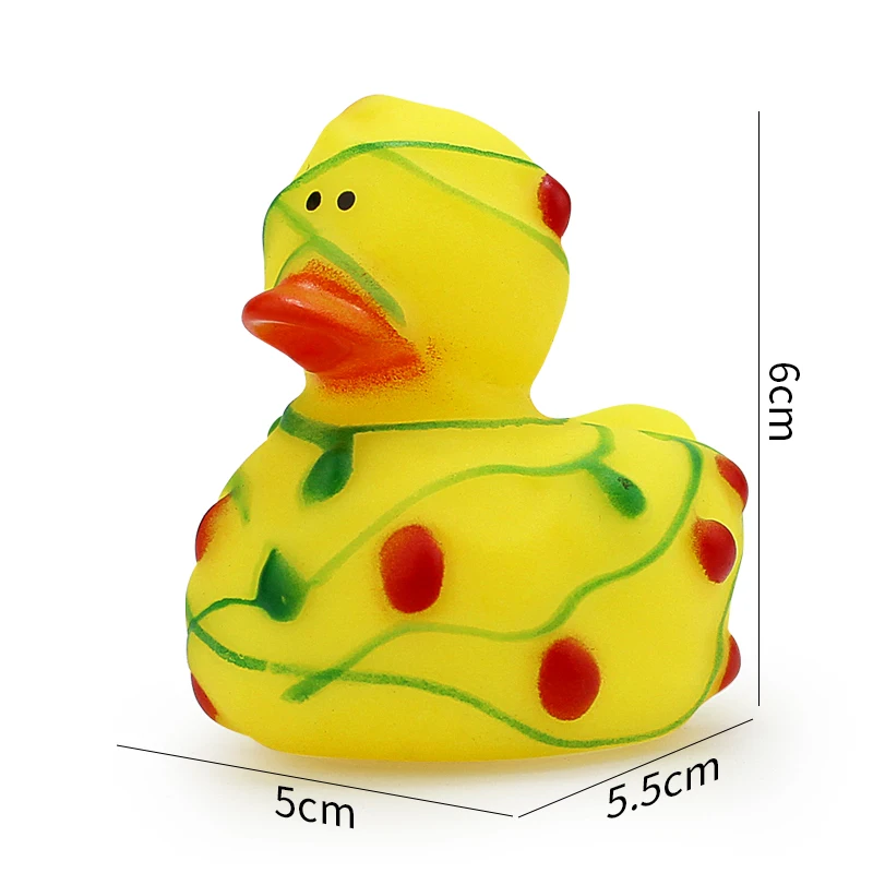 2-Inch Christmas & Halloween Rubber Ducks