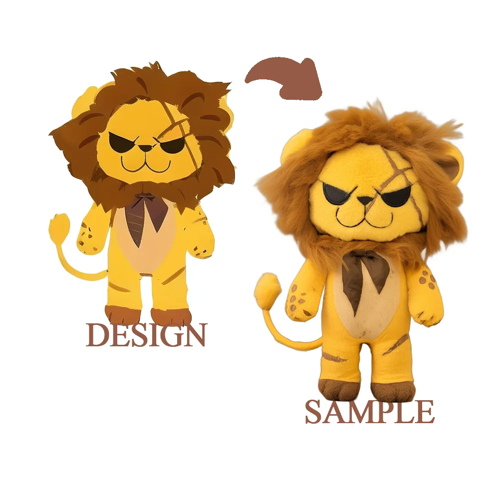 Custom Plush Toys with Embroidered Details