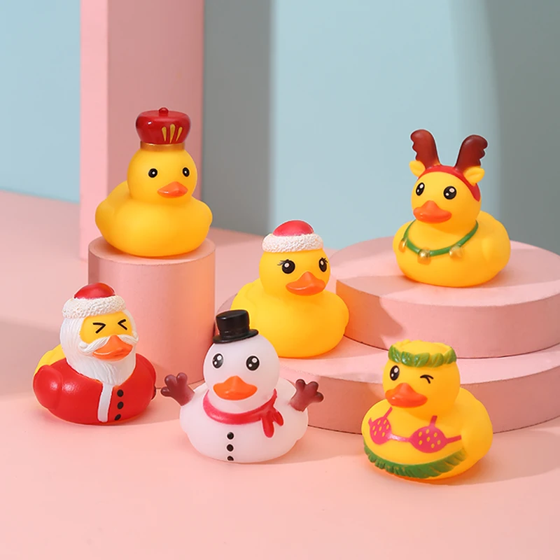 2-Inch Christmas & Halloween Rubber Ducks