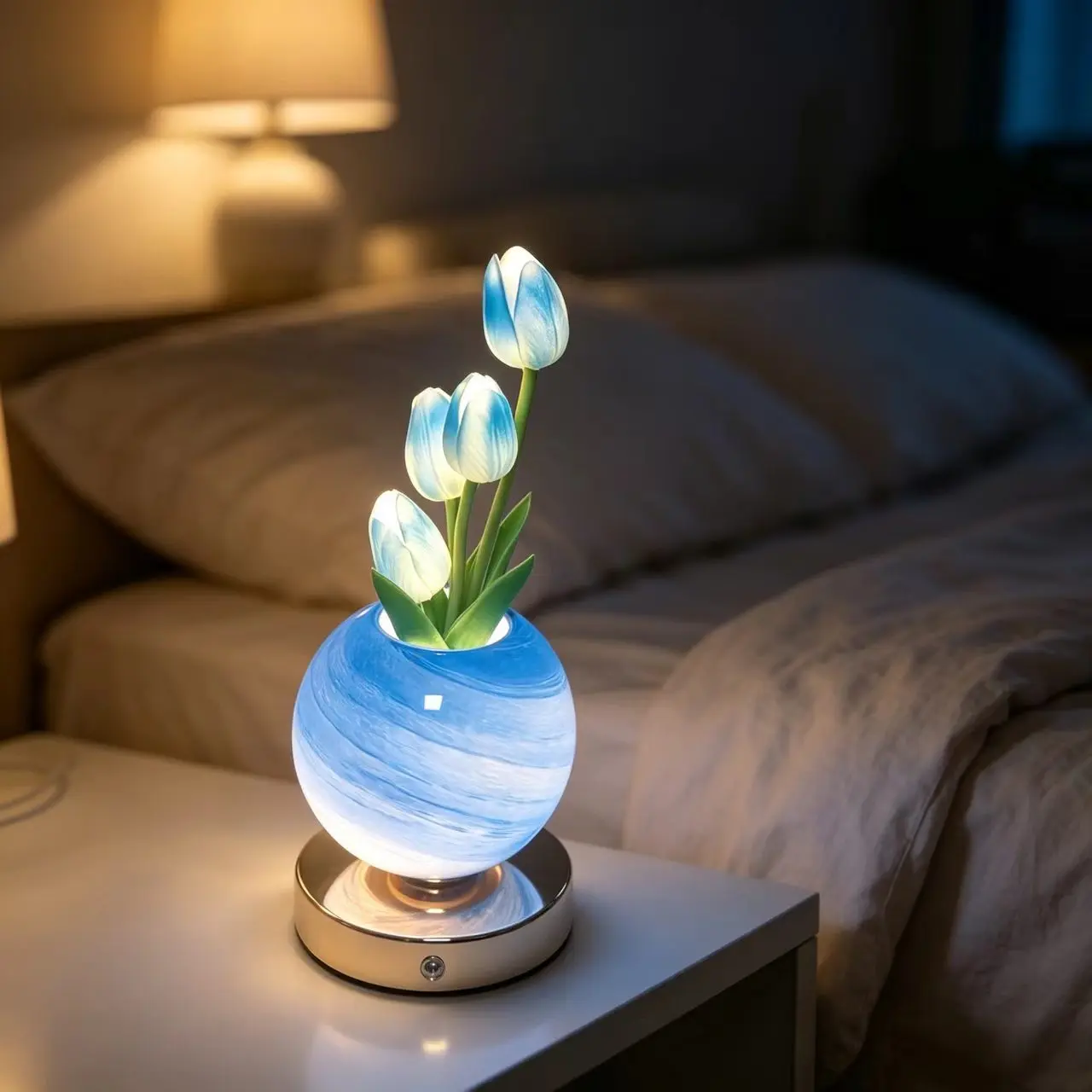 Mini Floral Table Night Light