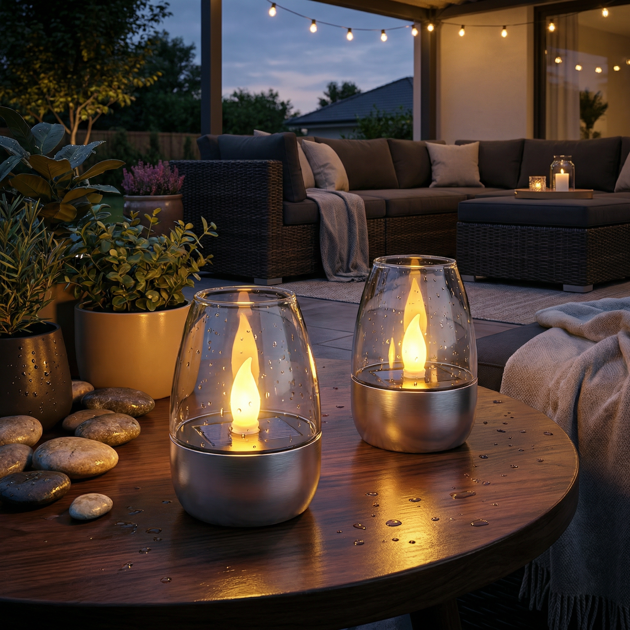 LED Solar Candle Light – Flameless & Weatherproof for Outdoor Use