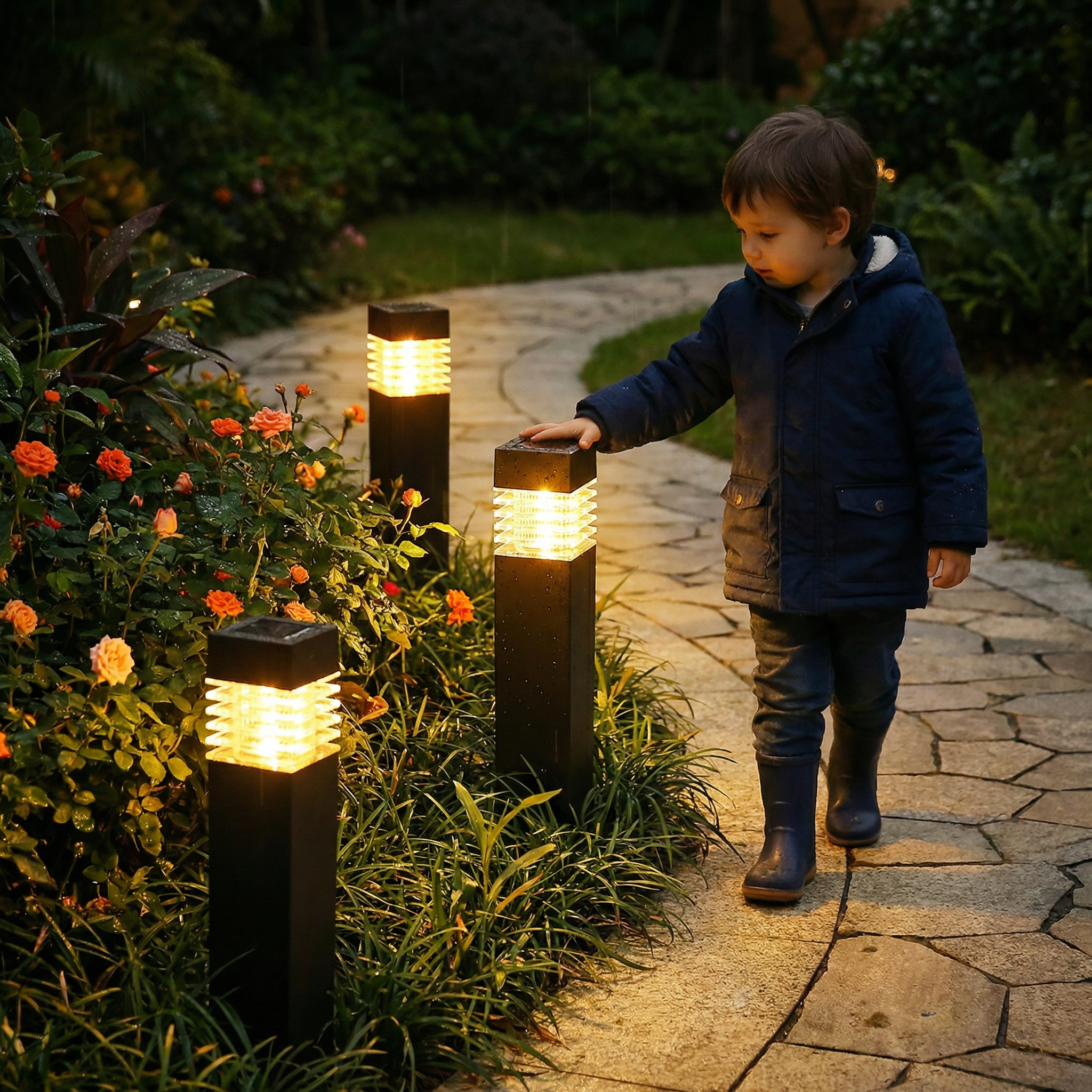 Solar LED Ground Lights – Waterproof Garden Lights for Pathway, Lawn & Patio