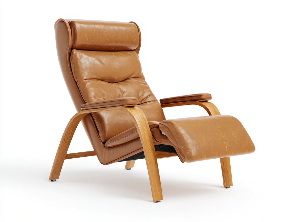 Sessel 82×88×104 cm – Hellbraun/Holzfarben – moderner Loungesessel mit Armlehnen-Sotatahaus