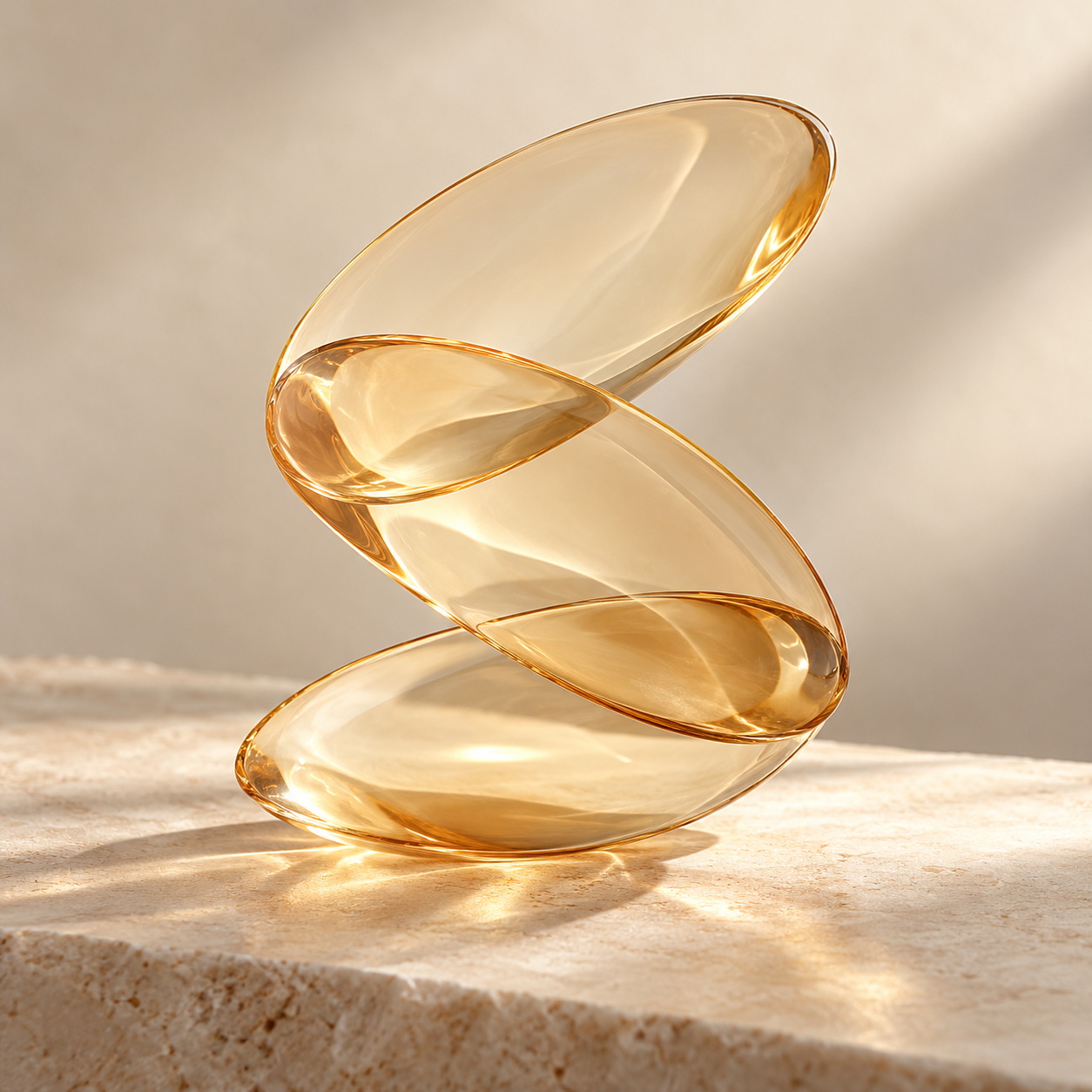 AUJ BioCell Collagen abstract editorial art; not a raw-material photograph