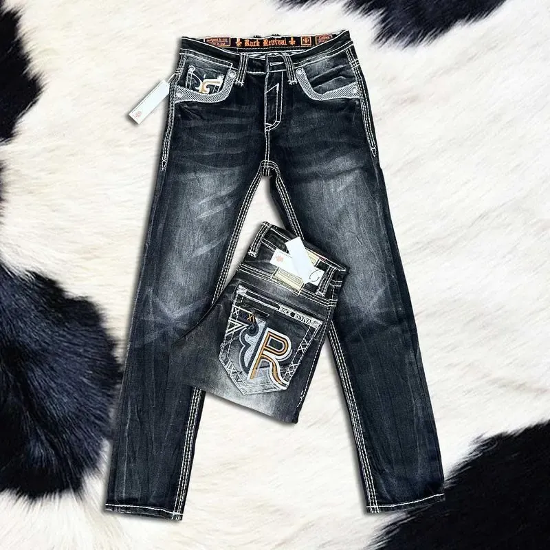 Rock Revival Jeans for Men - Premium Western Denim Collection