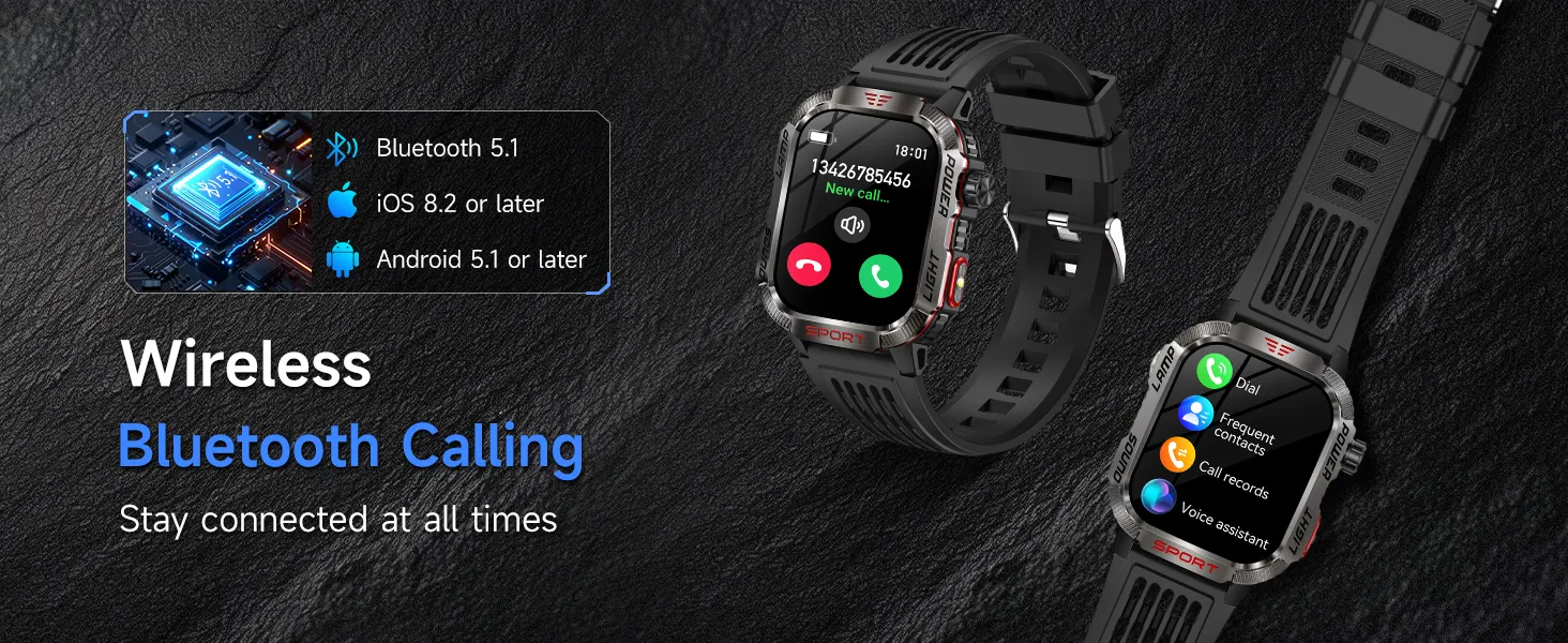 Military Smart Watches for Men