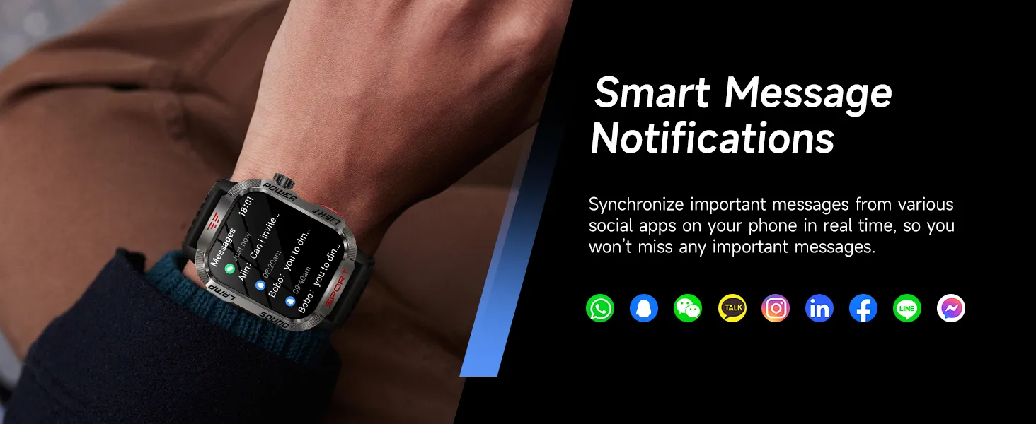 Military Smart Watches for Men