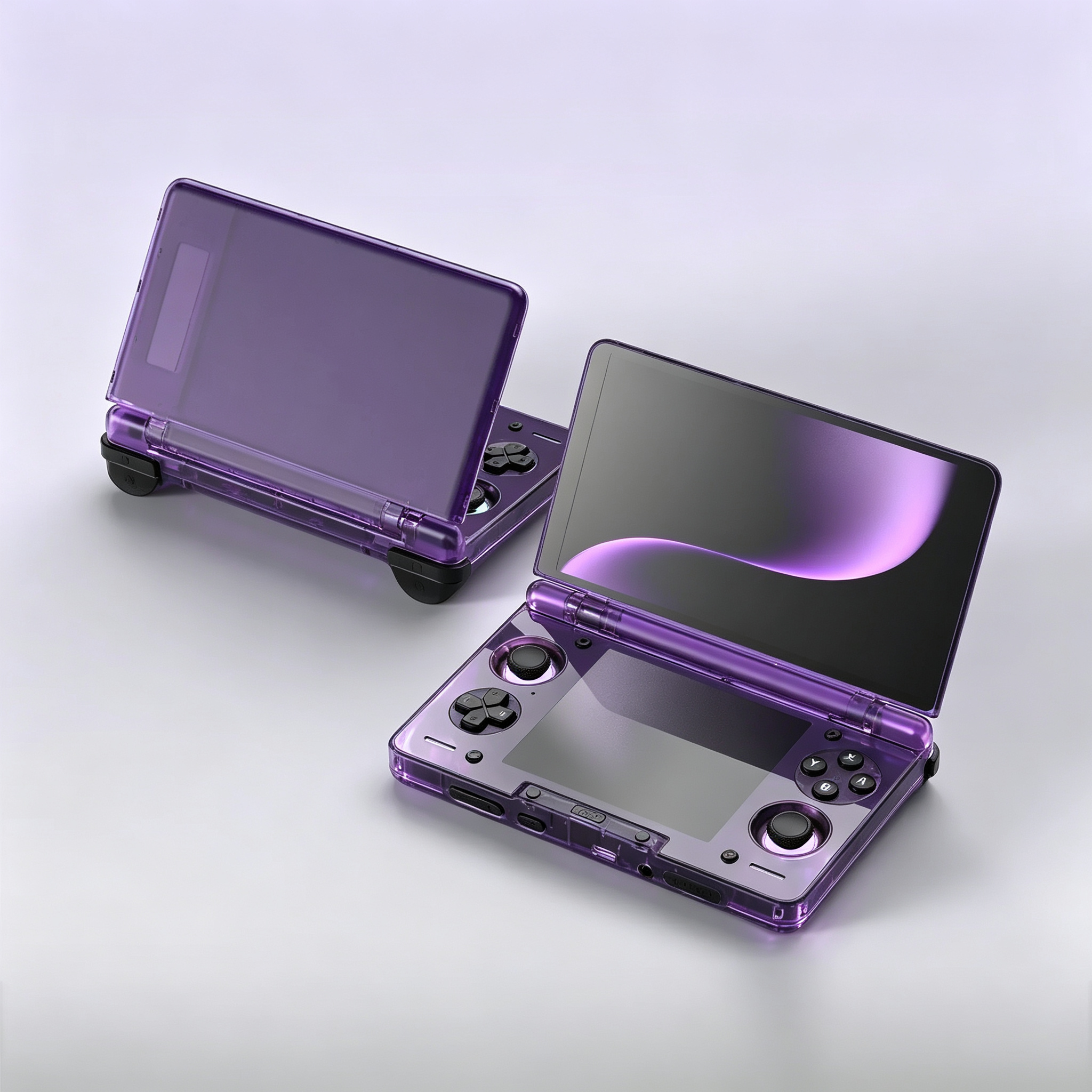 Handheld Gaming Console 6-inch Dual-Screen Touch Screen Color Display Android 14 Wi-Fi Full HD Built-in 10000 Games PSP