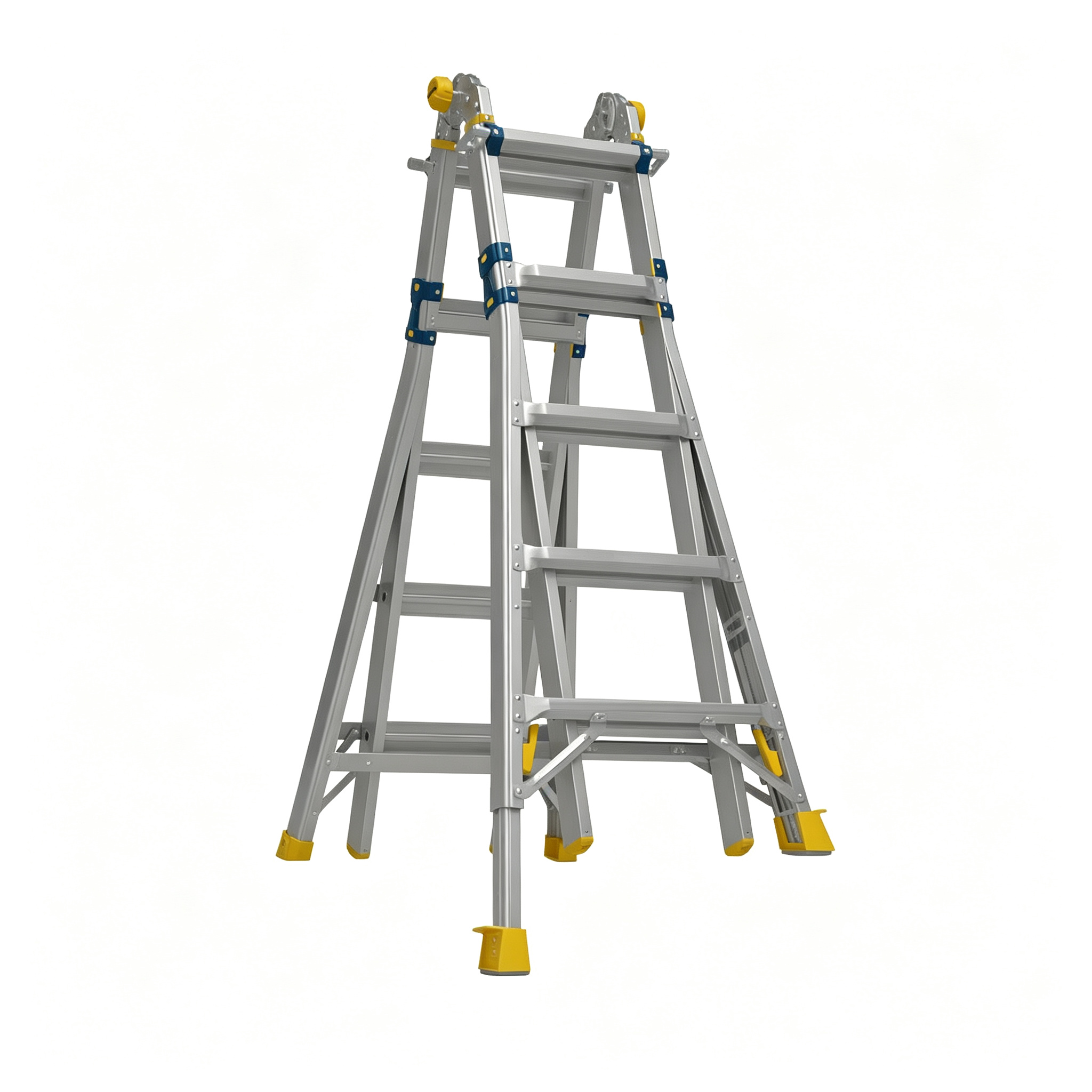 Gorilla Multi-Position Pro Ladder, 375 lb. Type IAA Duty Rating with Built-In Hands-Free Leveling