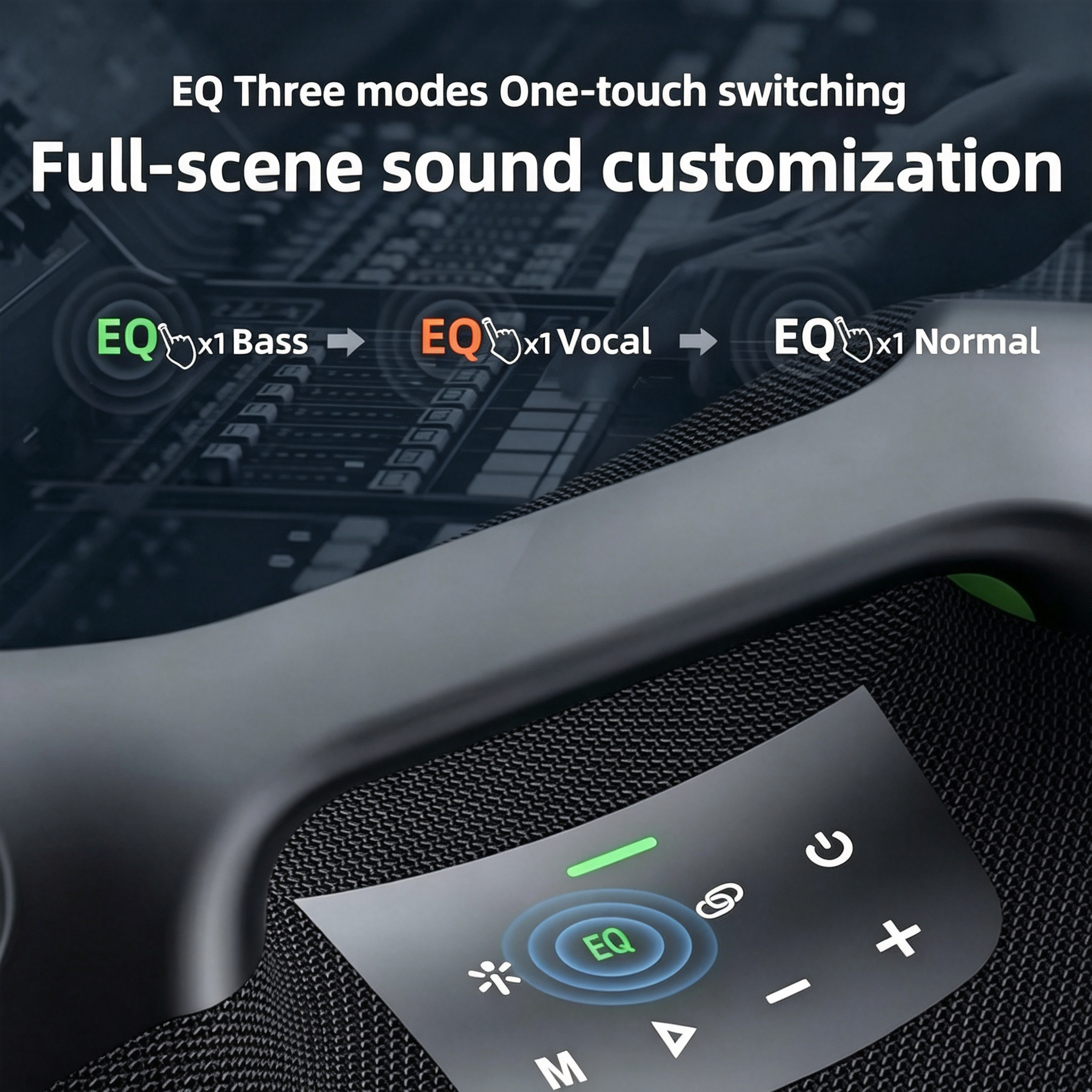 250W High Volume Portable Blue Tooth Audio Speaker Outdoor Waterproof Wireless Subwoofer Suporrt USB/TF/AUX RGB Light.