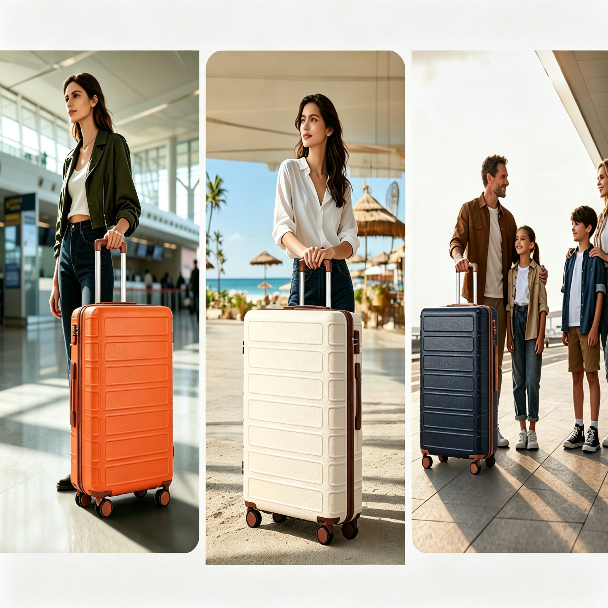4 Piece Luggage Set Expandable ABS Travel Suitcase Set TSA Lock Hardshell Durable Lightweight Traveling Luggage Sets Gift for Back to School (28in26in20in13in)