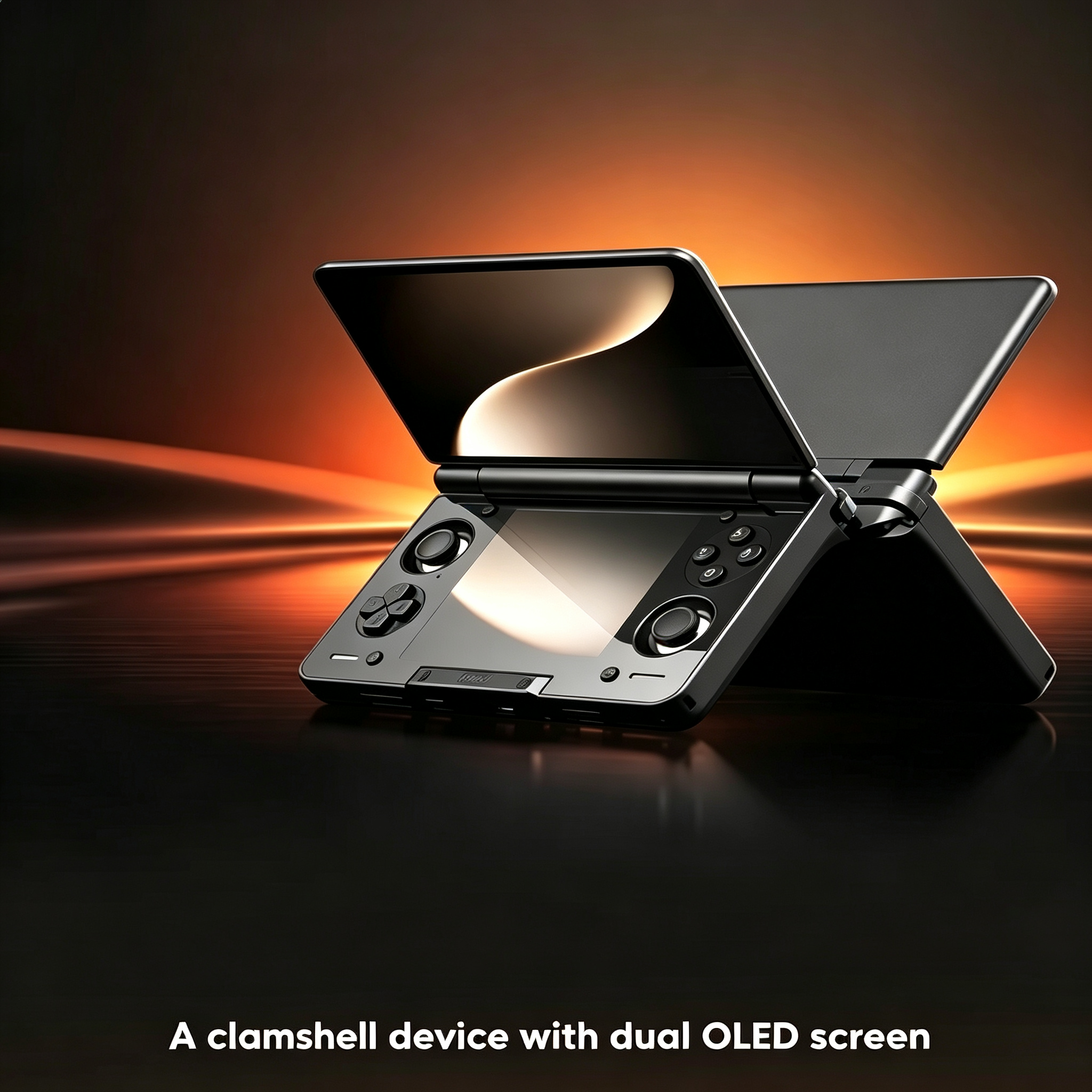 Handheld Gaming Console 6-inch Dual-Screen Touch Screen Color Display Android 14 Wi-Fi Full HD Built-in 10000 Games PSP