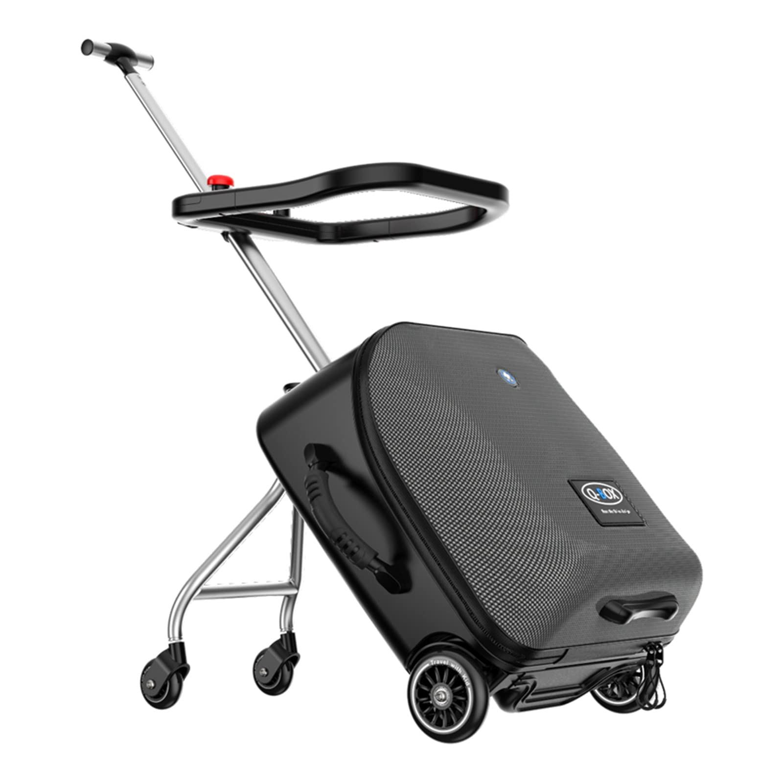 Expandable Luggage with Spinner Wheels,Large Suitcases with Child Seat Design,Hard Luggage for Women and Men,20 inch Hardside Carry on Luggage for Travel