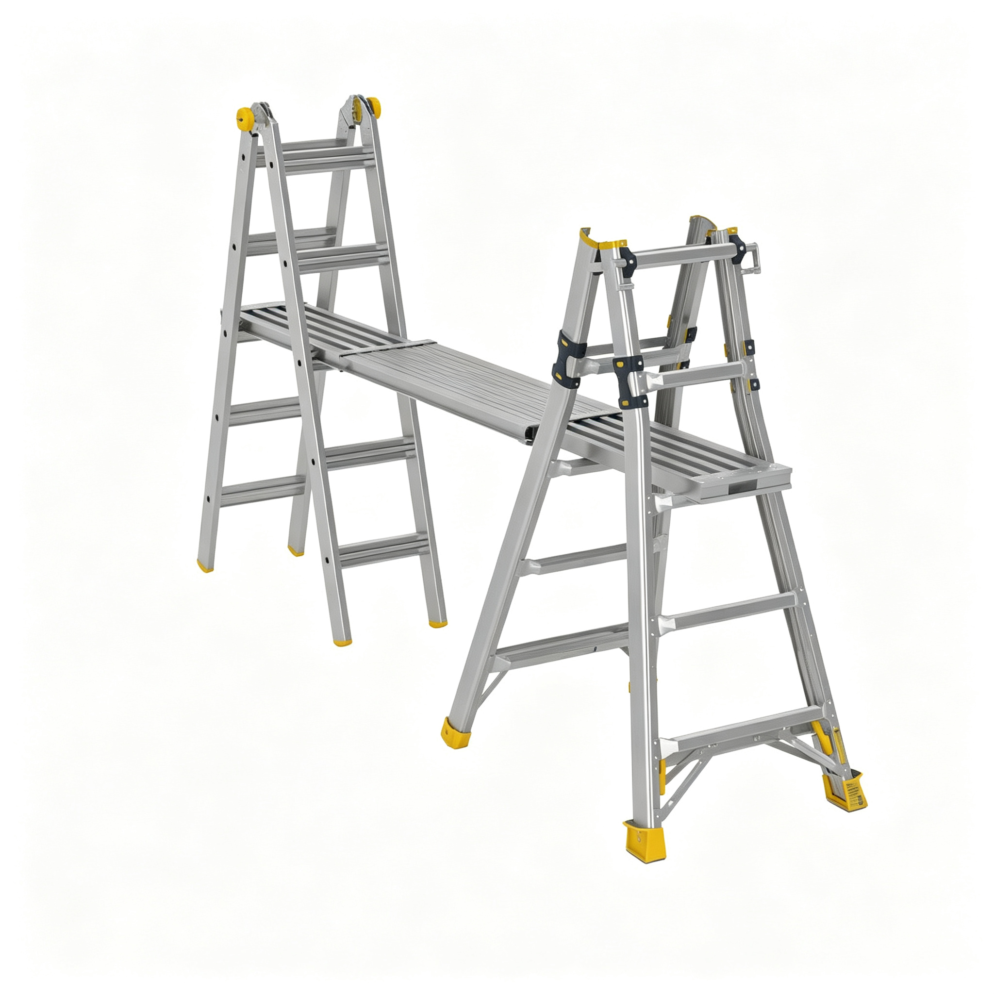 Gorilla Multi-Position Pro Ladder, 375 lb. Type IAA Duty Rating with Built-In Hands-Free Leveling