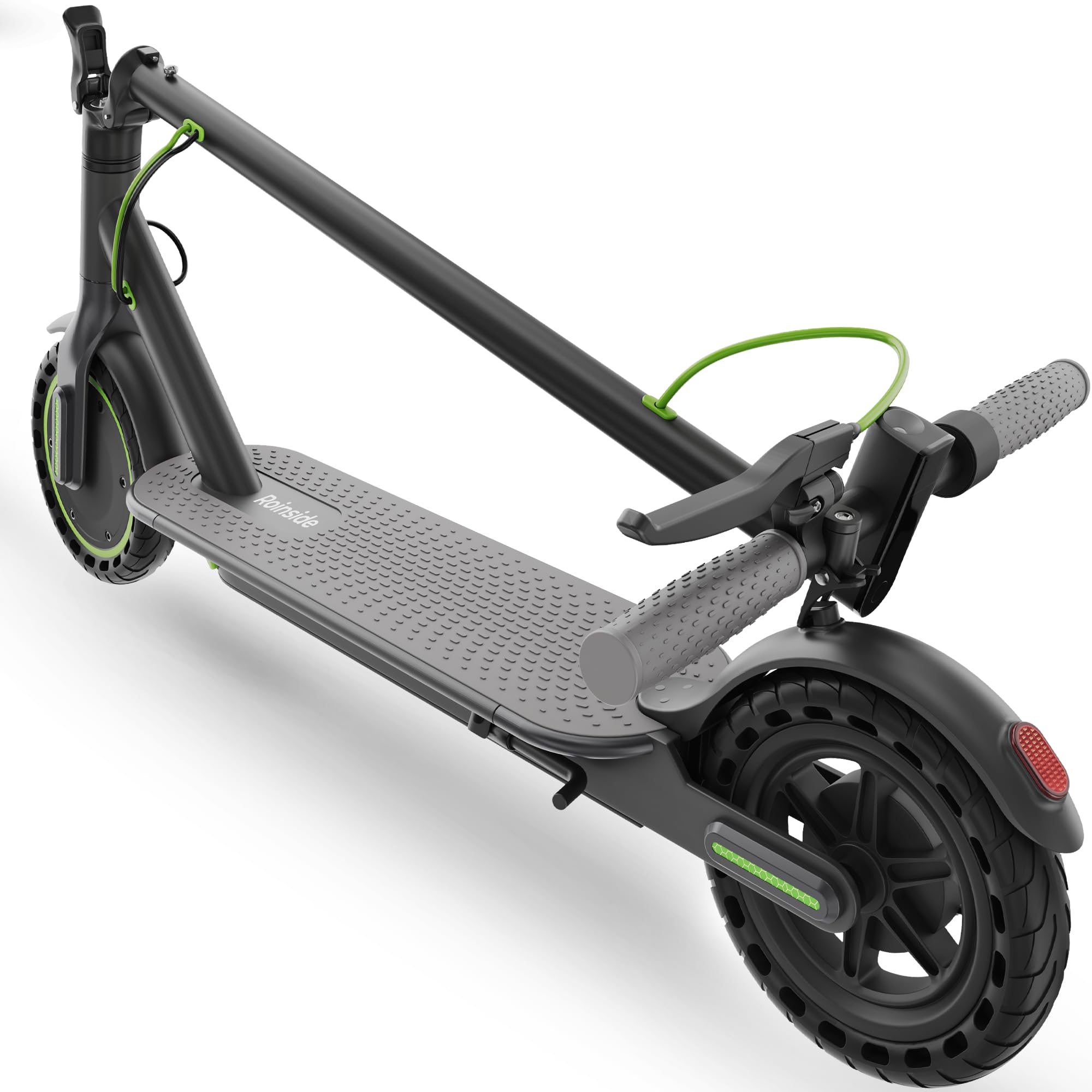 Electric Scooter - 350W/500W Motor, 8.5"/10''Solid Tires, Up to 19/22MPH& 16/21/23Miles Long-Range Portable Commuting Scooter for Adults with Double Braking System, App