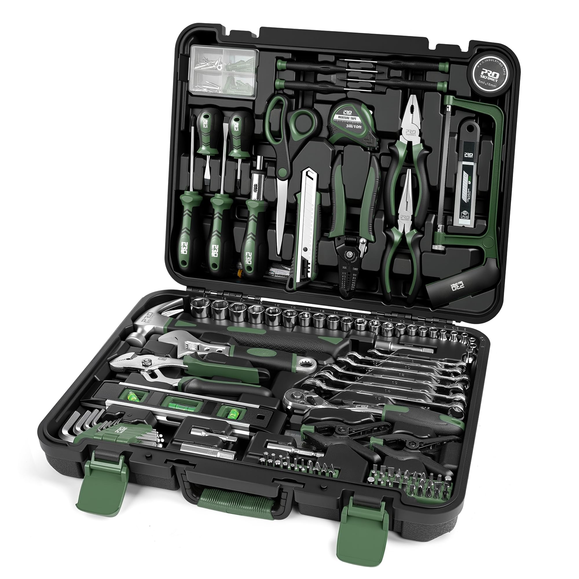 259-Piece Home Tool Kit with Portable Storage Box
