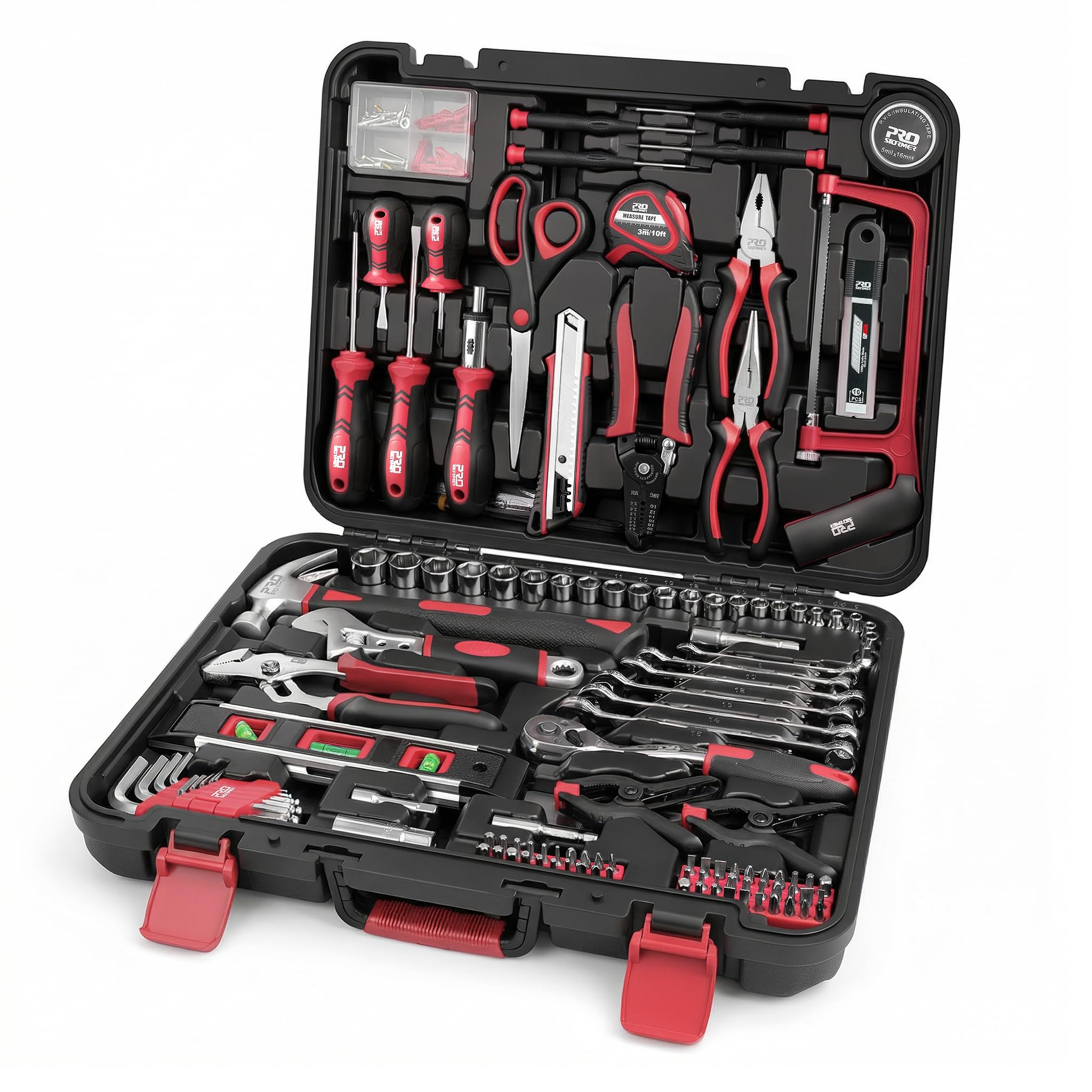 259-Piece Home Tool Kit with Portable Storage Box