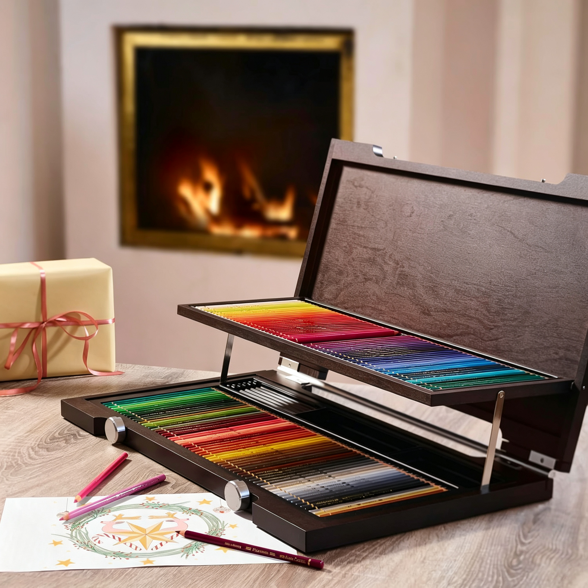 Faber-Castell AG110013 Polychromos Colour Pencil in Wooden Case, 3.8mm Lead, 120 Pieces