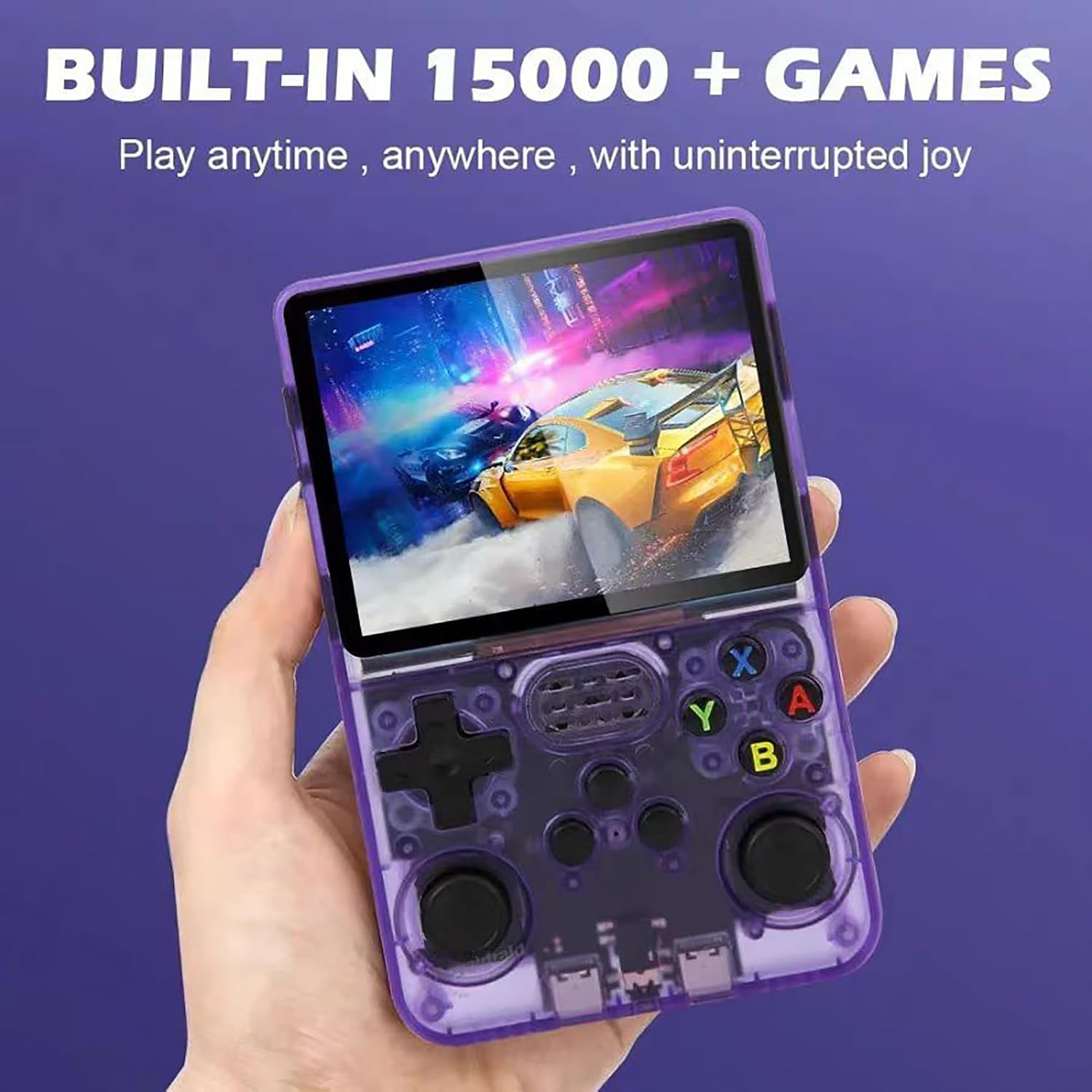 Retro Handheld Game Console – 10000+ Built-In Games