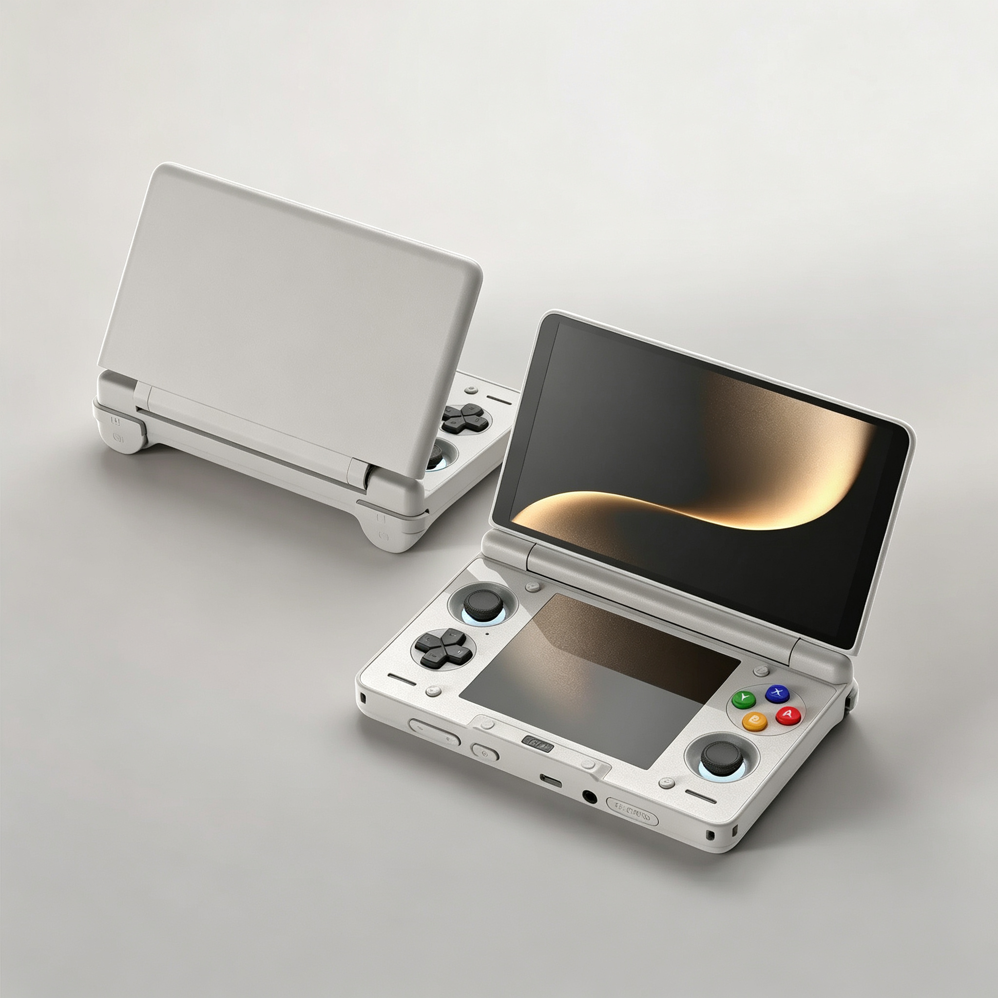 Handheld Gaming Console 6-inch Dual-Screen Touch Screen Color Display Android 14 Wi-Fi Full HD Built-in 10000 Games PSP