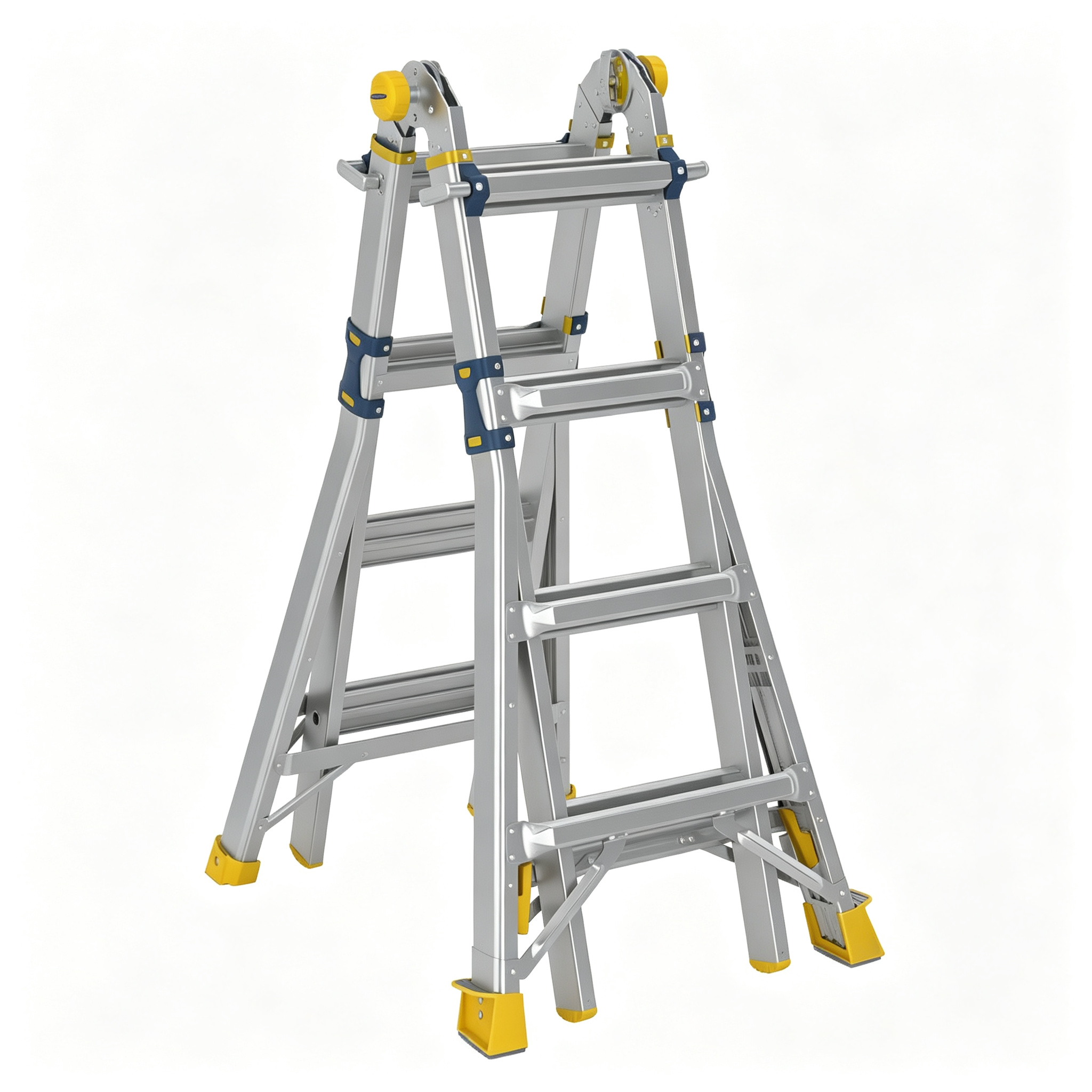 Gorilla Multi-Position Pro Ladder, 375 lb. Type IAA Duty Rating with Built-In Hands-Free Leveling