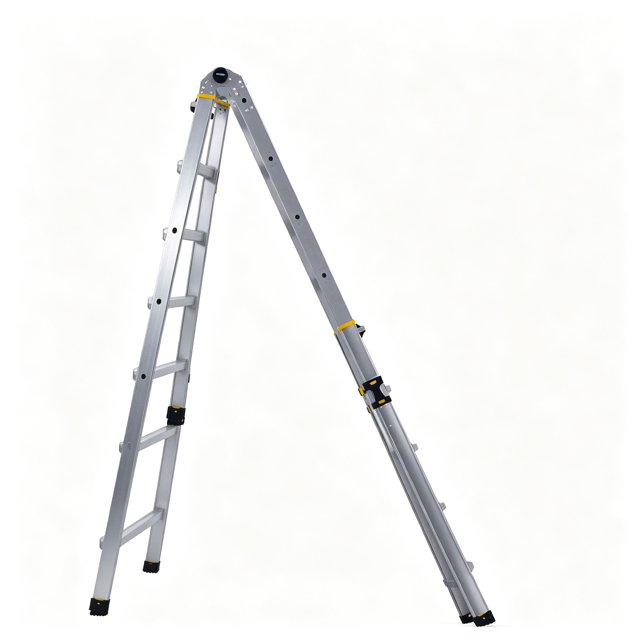 Gorilla Multi-Position Pro Ladder, 375 lb. Type IAA Duty Rating with Built-In Hands-Free Leveling