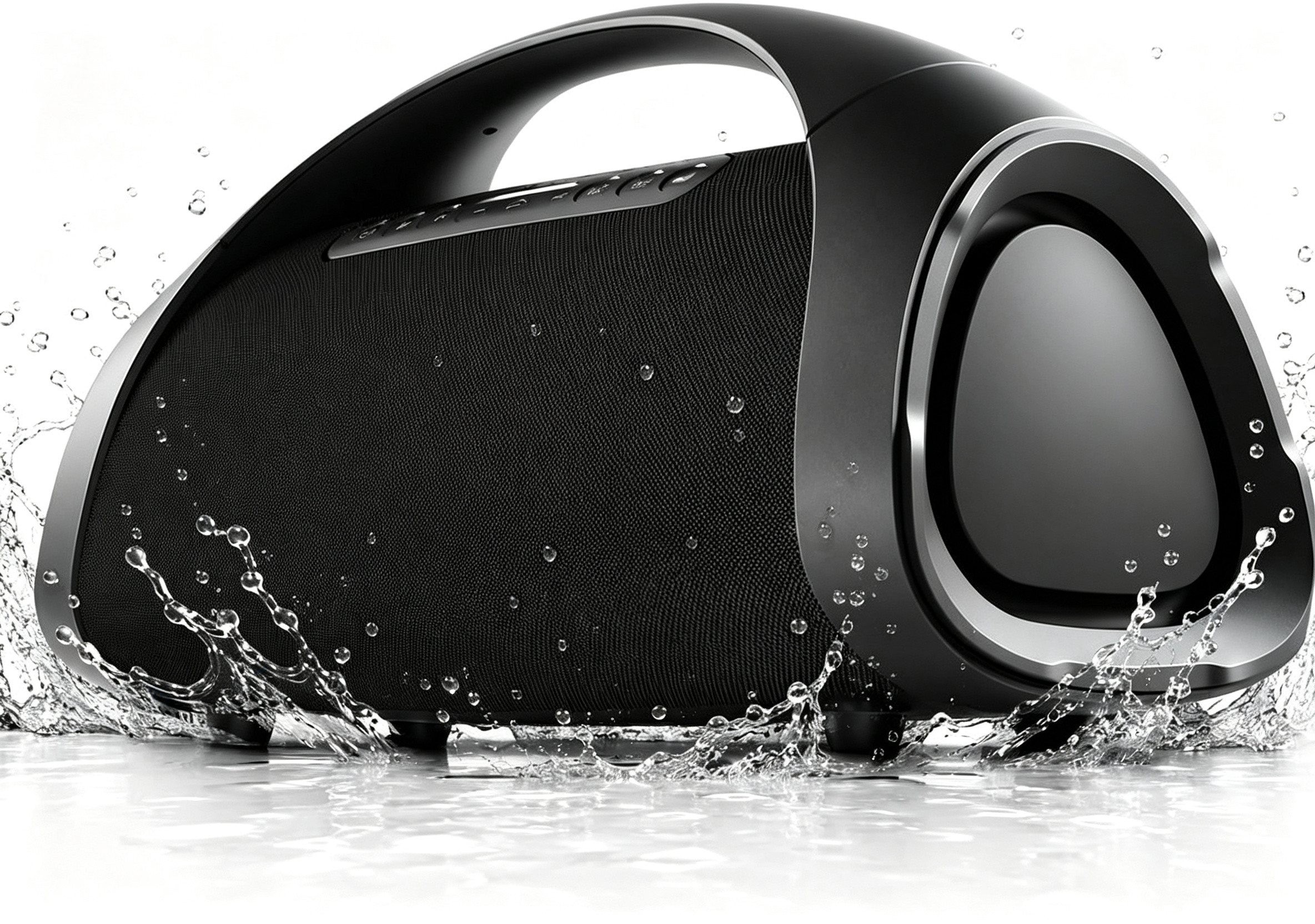 Large Bluetooth Speaker Loud, Massive Bass, IPX66 Waterproof Party Portable Speaker with Subwoofer/EQ/Fast Charge, Outdoor Wireless Speakers
