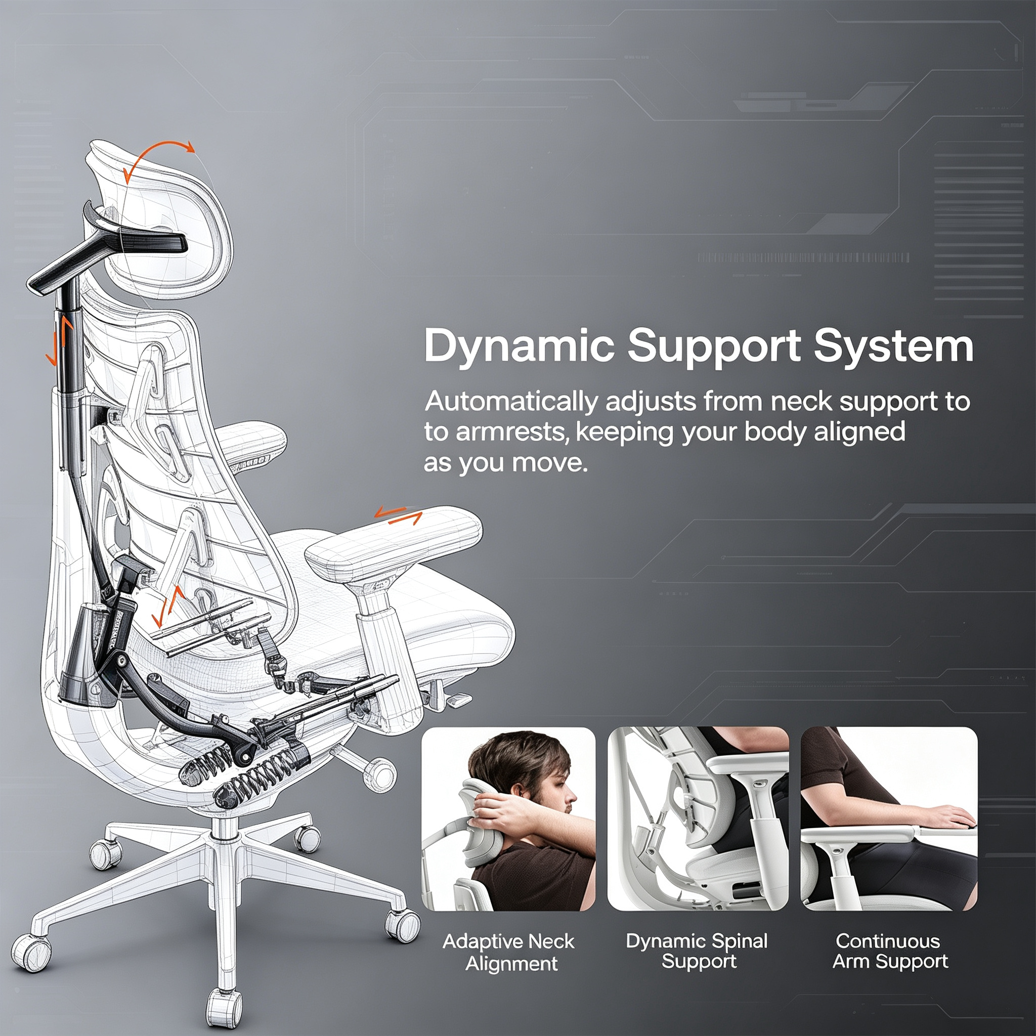 Dynamic Ergonomic Office Chair