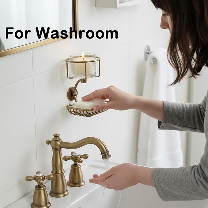 Stainless Steel Corner Shower Basket - Rust-Resistant