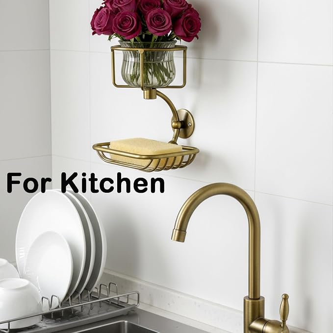 Stainless Steel Corner Shower Basket - Rust-Resistant