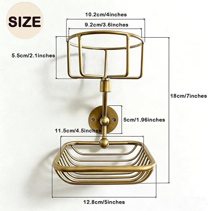 Stainless Steel Corner Shower Basket - Rust-Resistant