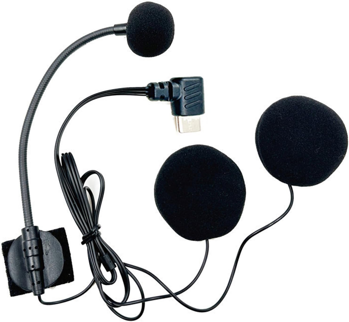Type C Half Covered Helmets Headphone Microphone