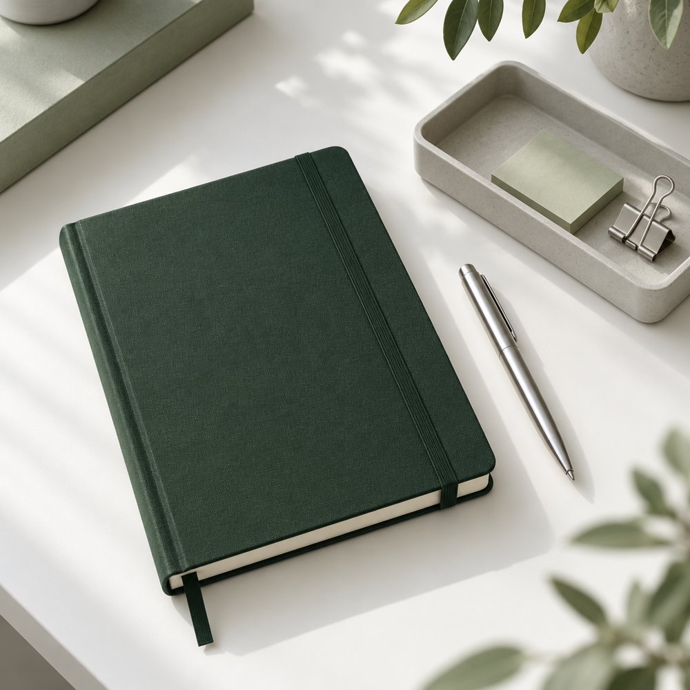 Illustrative desk objects