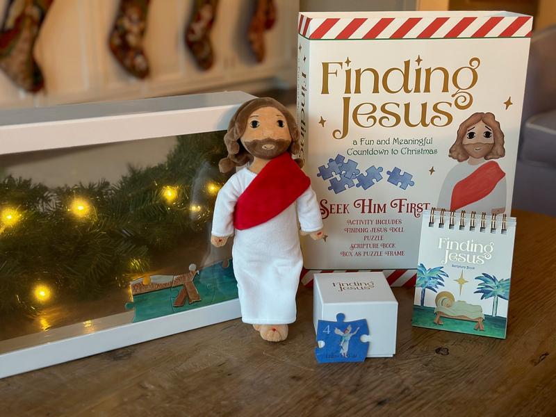 Finding Jesus plush and daily puzzle discovery