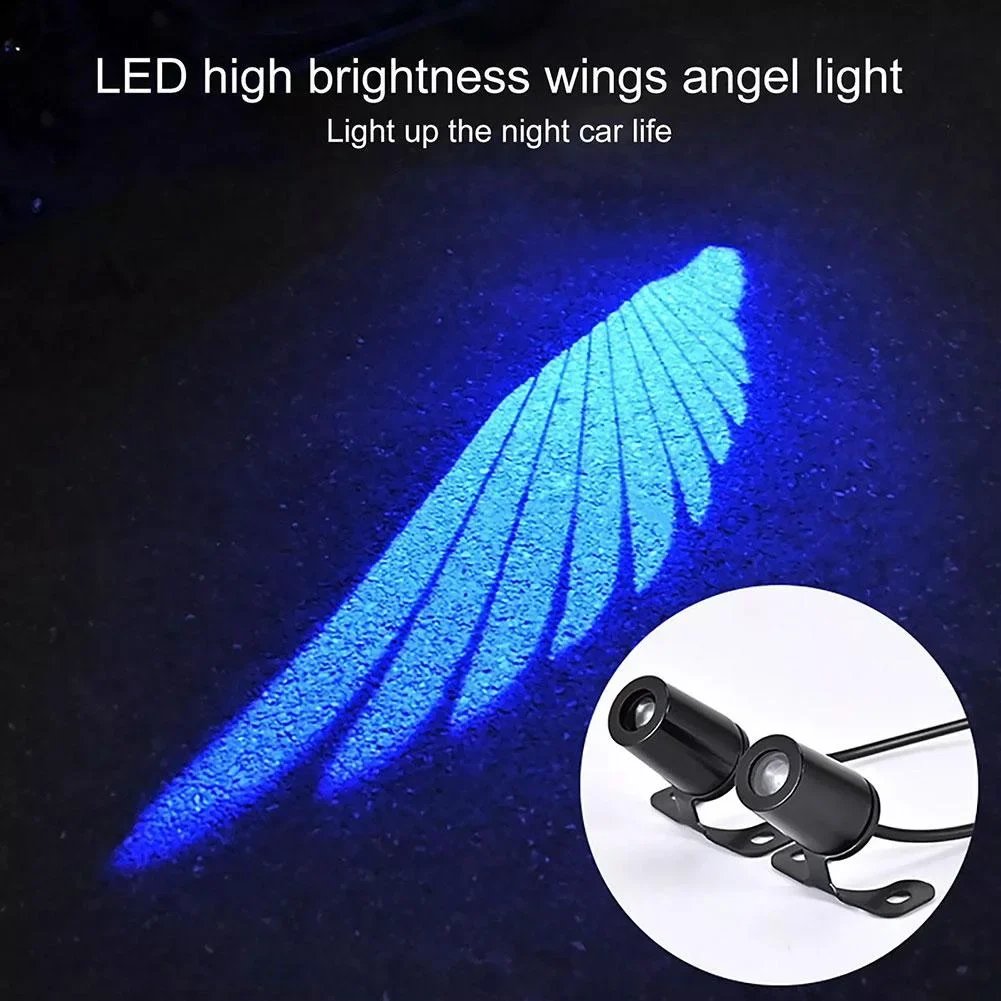 Clearance! 2 Pack Motorcycle Led Chassis Light Projector Ghost Laser Light Wings Light Atmosphere Modified P3f8 Motorcycle X4T1