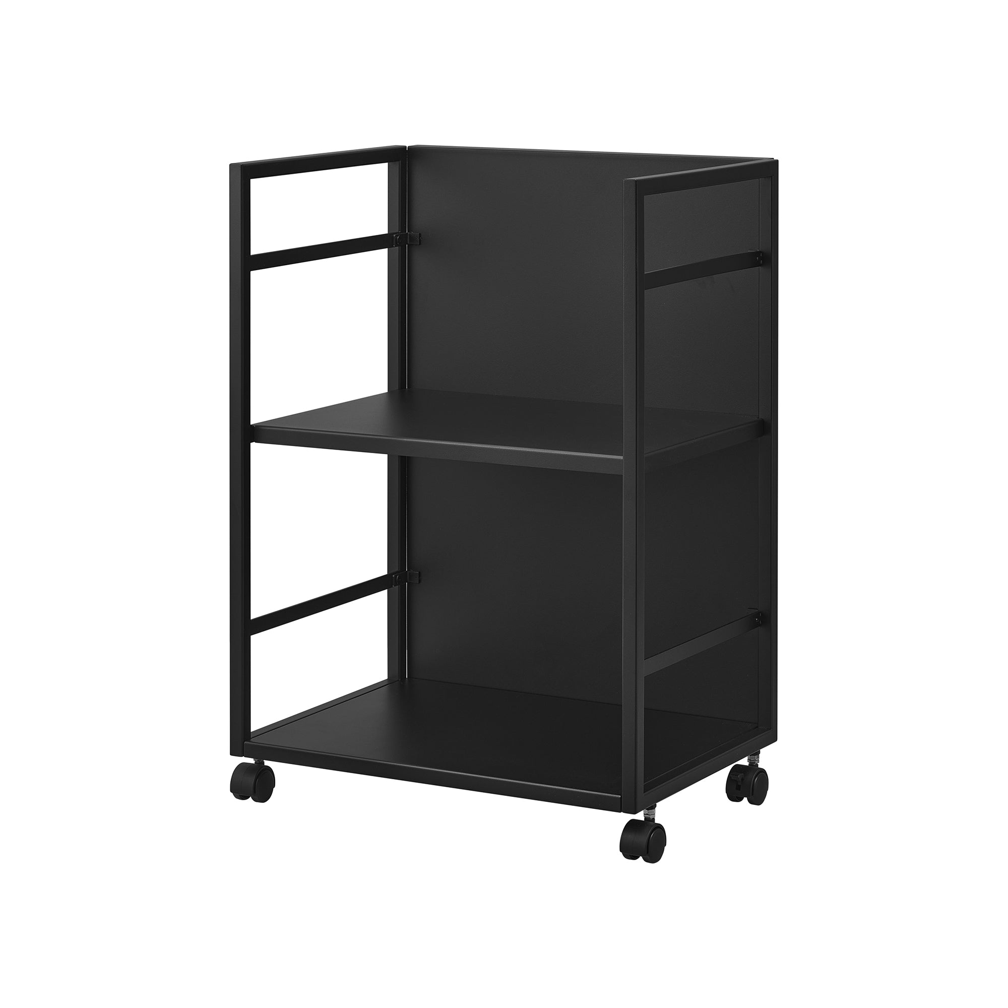 varobay Two-Tier Hideaway Storage Cart (24" H) - Steel