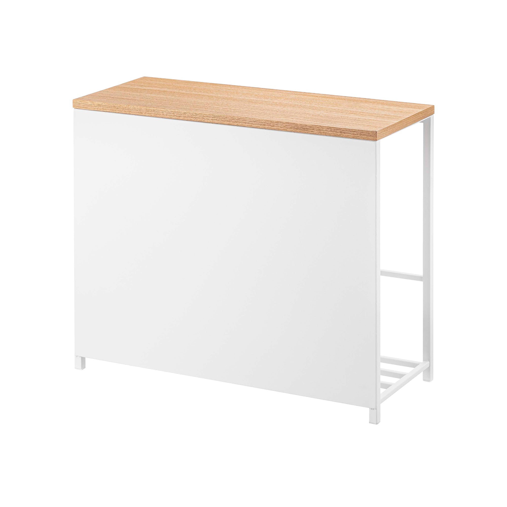 varobay Entryway Storage Organizer & Bench (18" H) - Steel + Wood