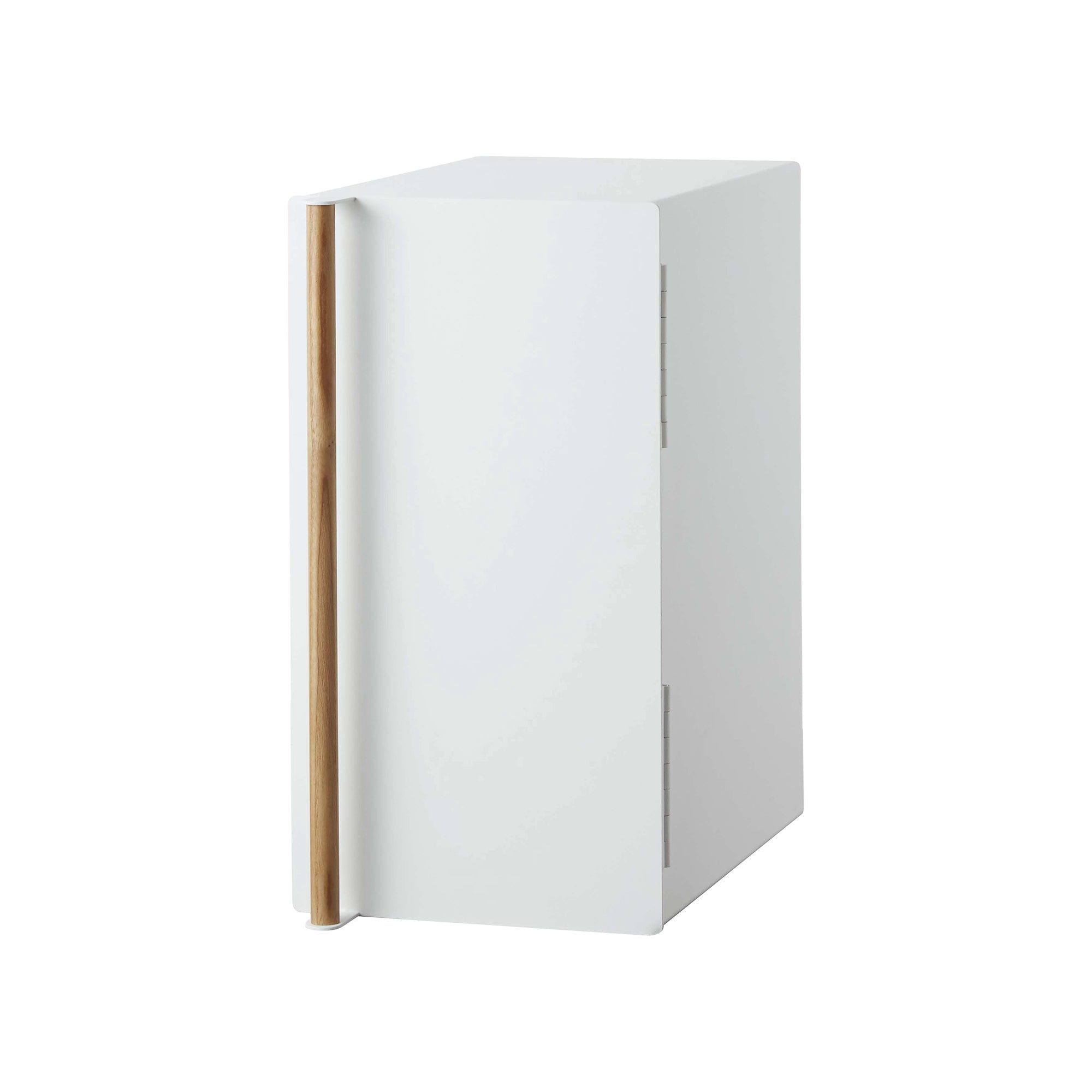 varobay Bread Box - Vertical - Steel + Wood