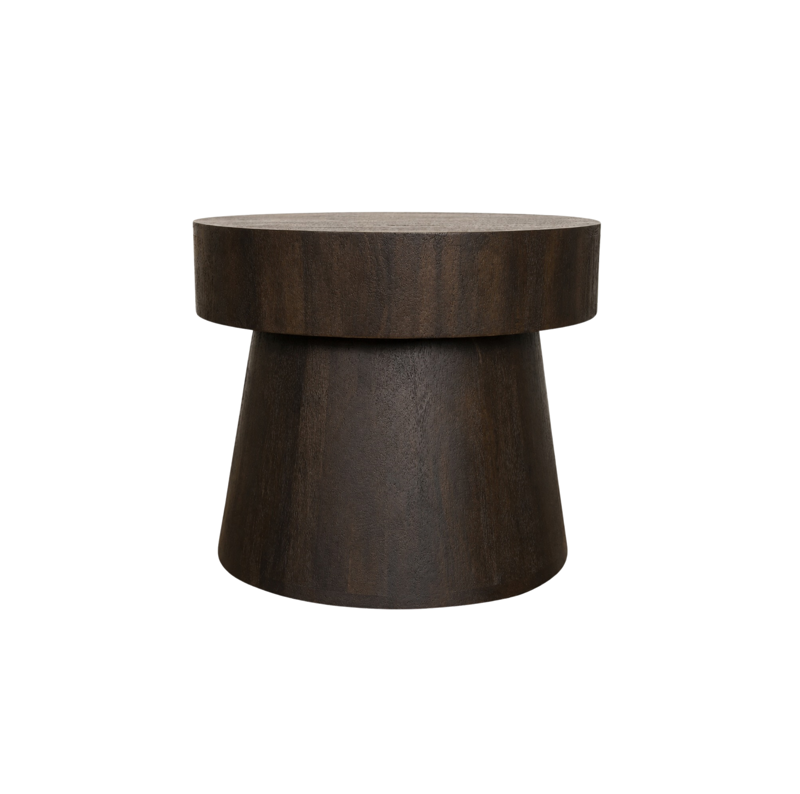 uvessa Mushroom Accent Table, Large - Brownstone