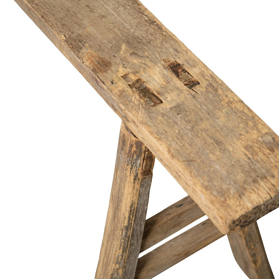 uvessa Skinny Elm Wood Bench