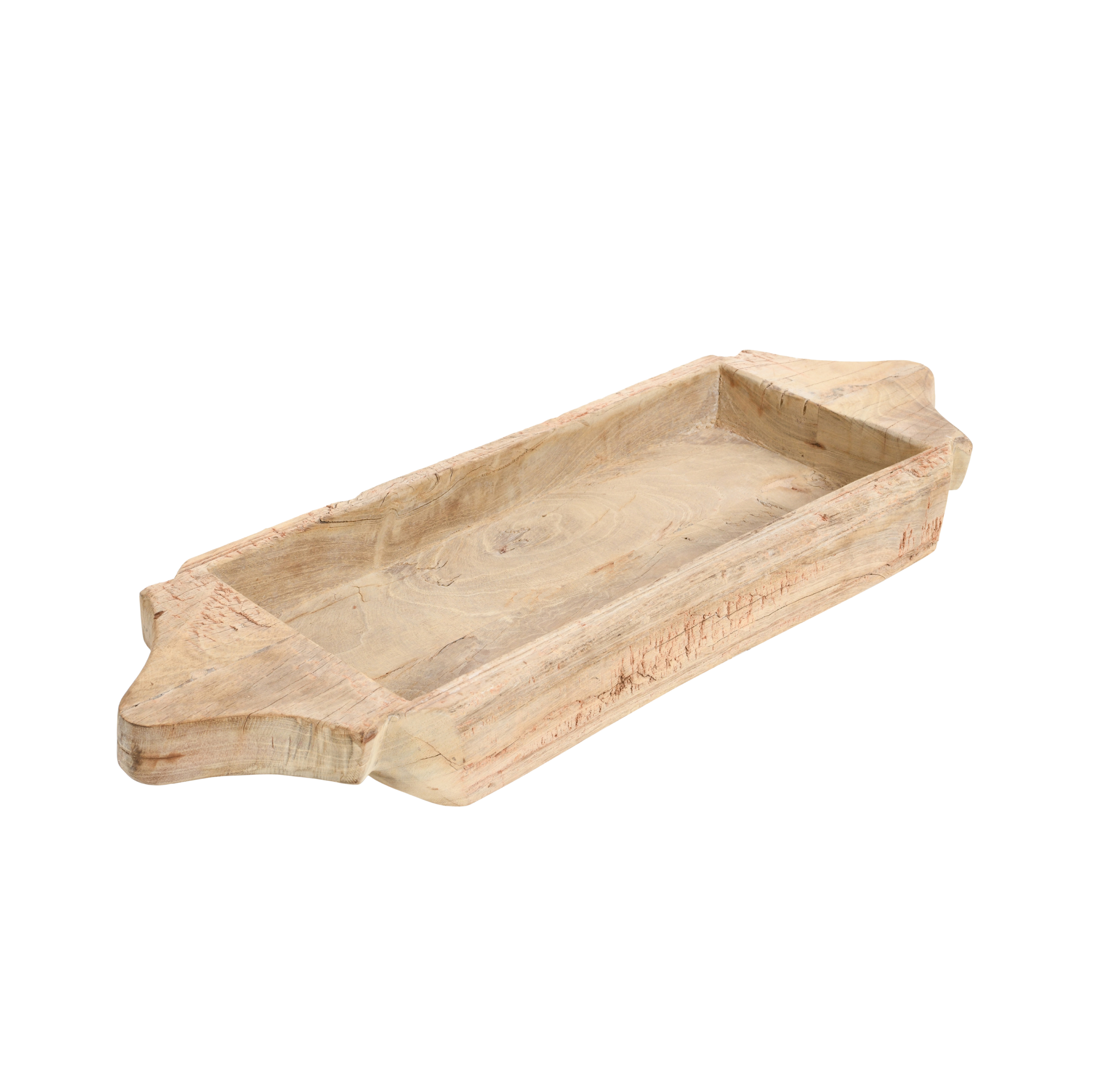 uvessa Wood Two-Handle Rectangular Parat