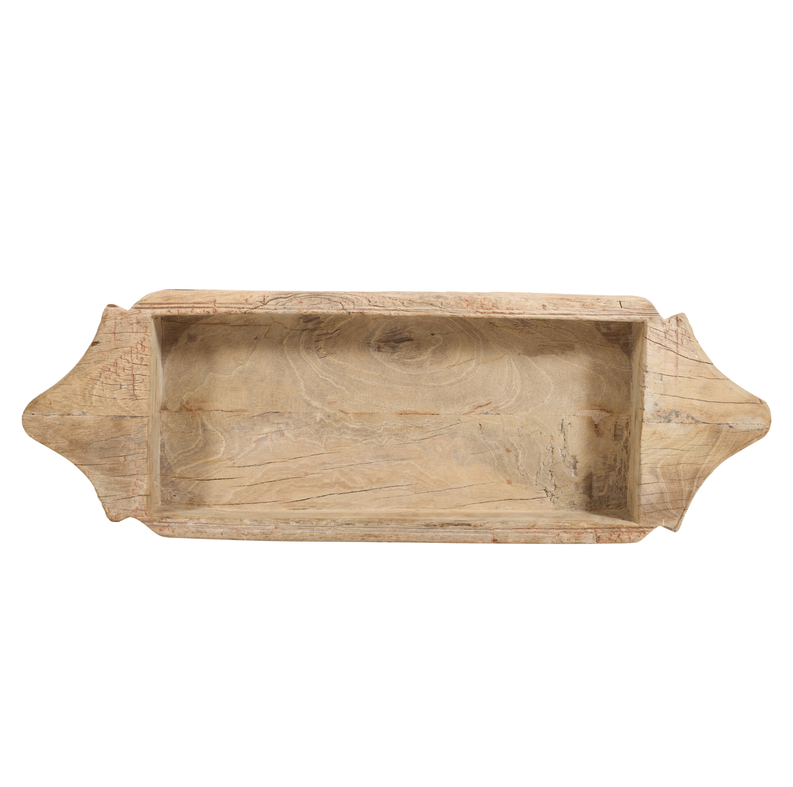 uvessa Wood Two-Handle Rectangular Parat