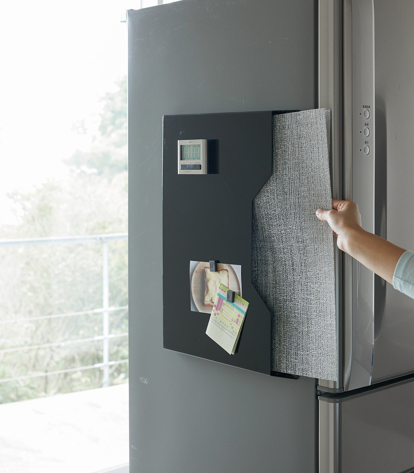 velapick Magnetic Placemat Organizer - Steel