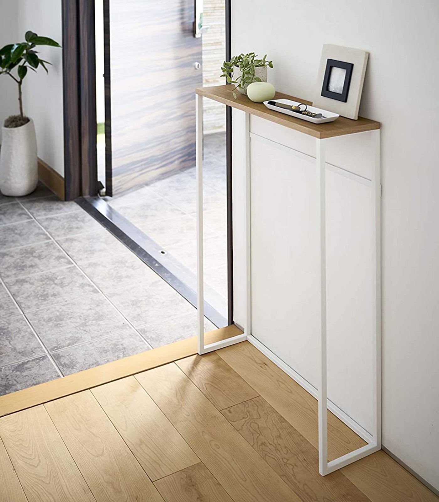 velapick Narrow Entryway Console Table (32" H) - Steel