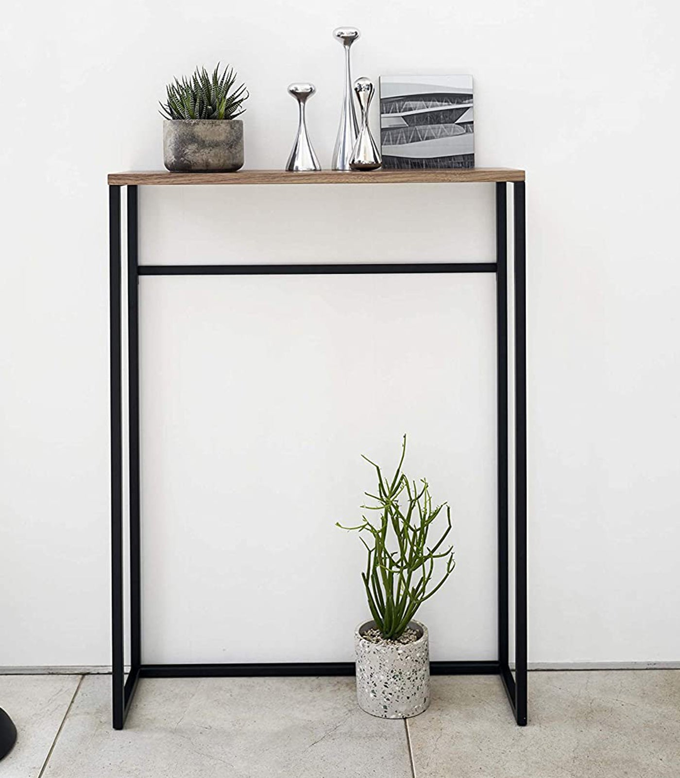velapick Narrow Entryway Console Table (32" H) - Steel