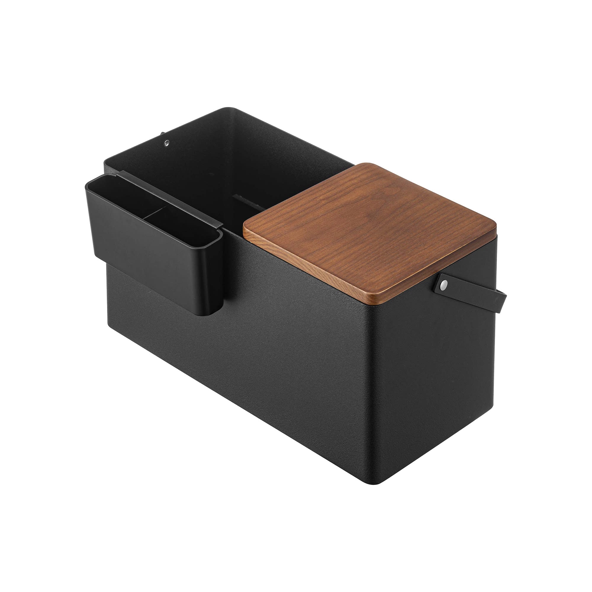 velapick Makeup Organizer with Mirror - Steel + Wood