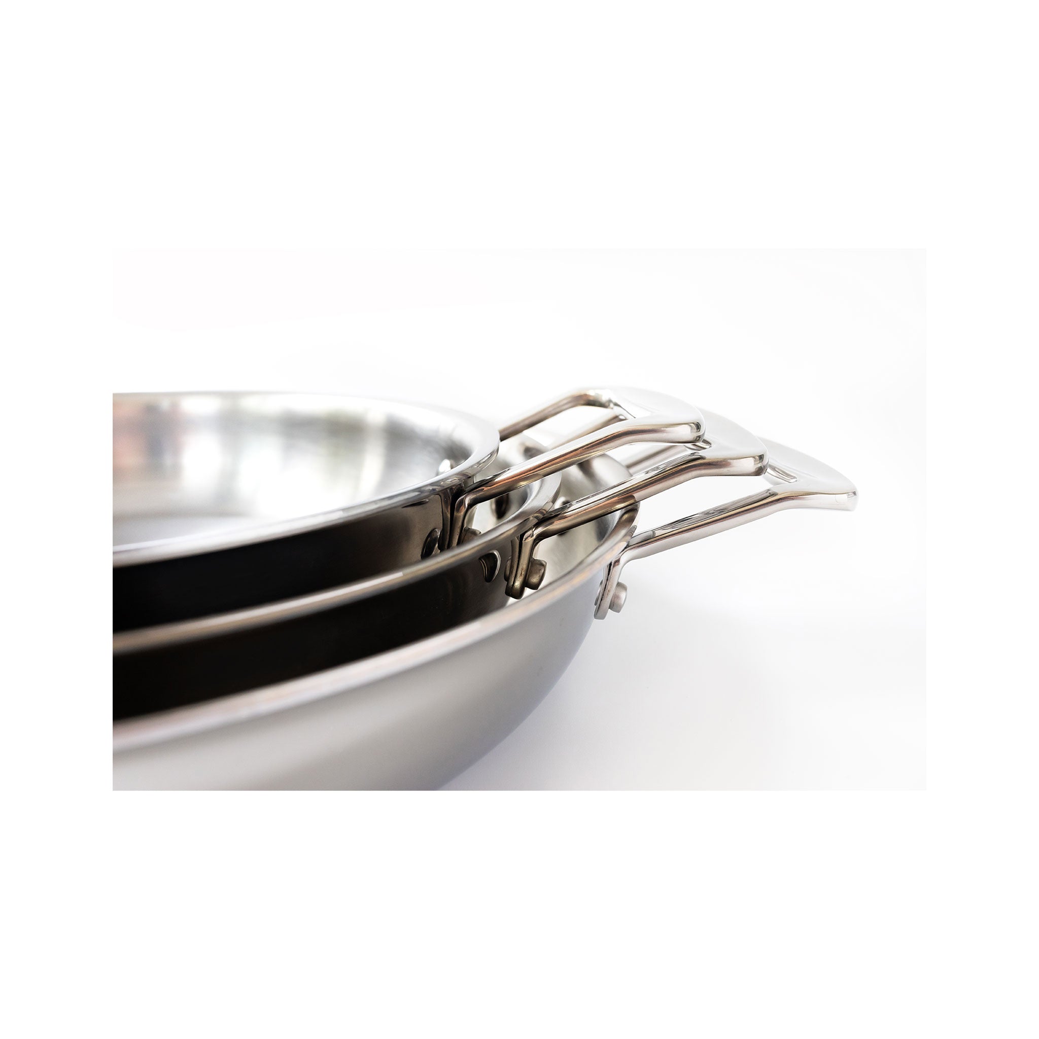rilnora 3- Piece Fry Pan Set With Short Handles
