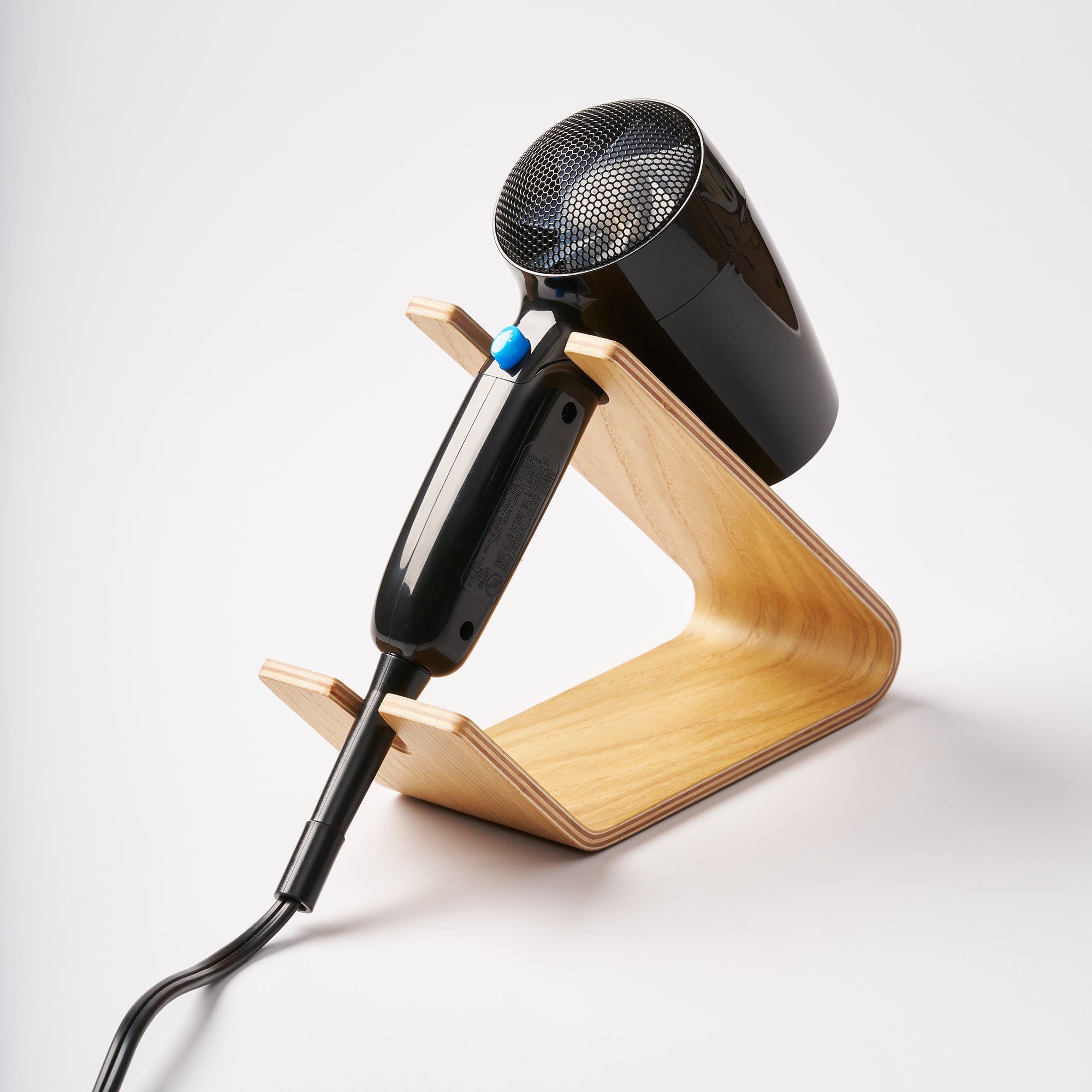 rilnora Hair Dryer and Iron Stand - Wood