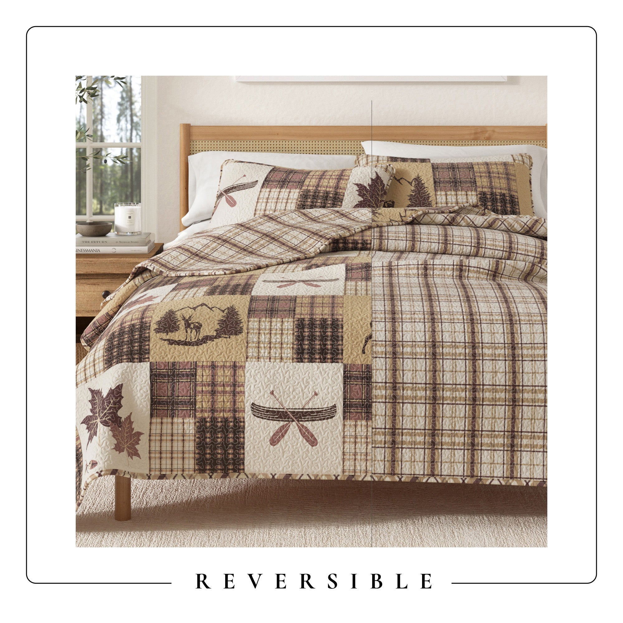 rilnora Redwood Lodge Quilt Set