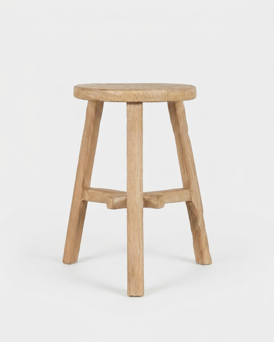 rivofind Round Elm Stool
